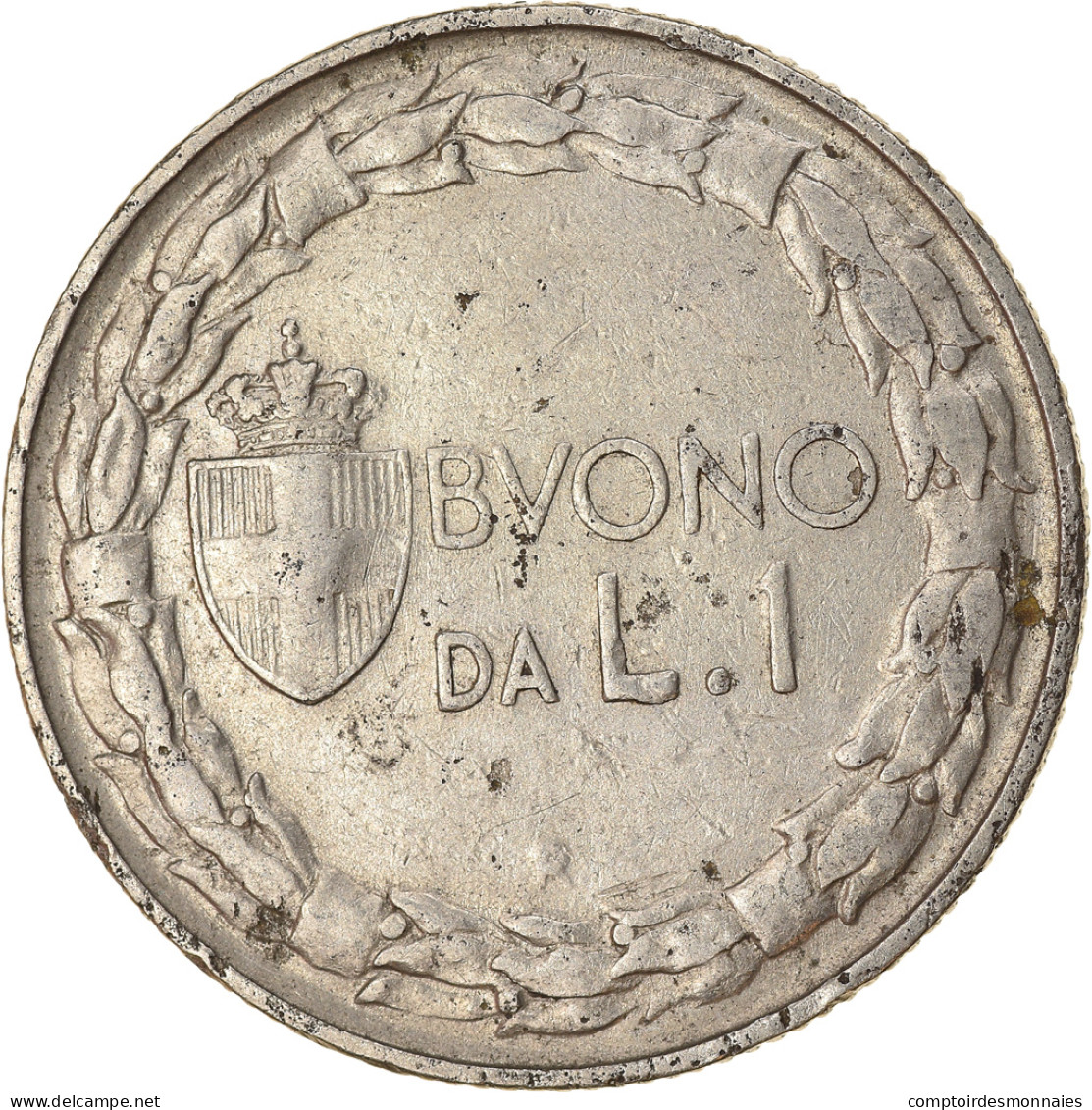 Monnaie, Italie, Vittorio Emanuele III, Lira, 1922, Rome, TB+, Nickel, KM:62 - 1 Lira