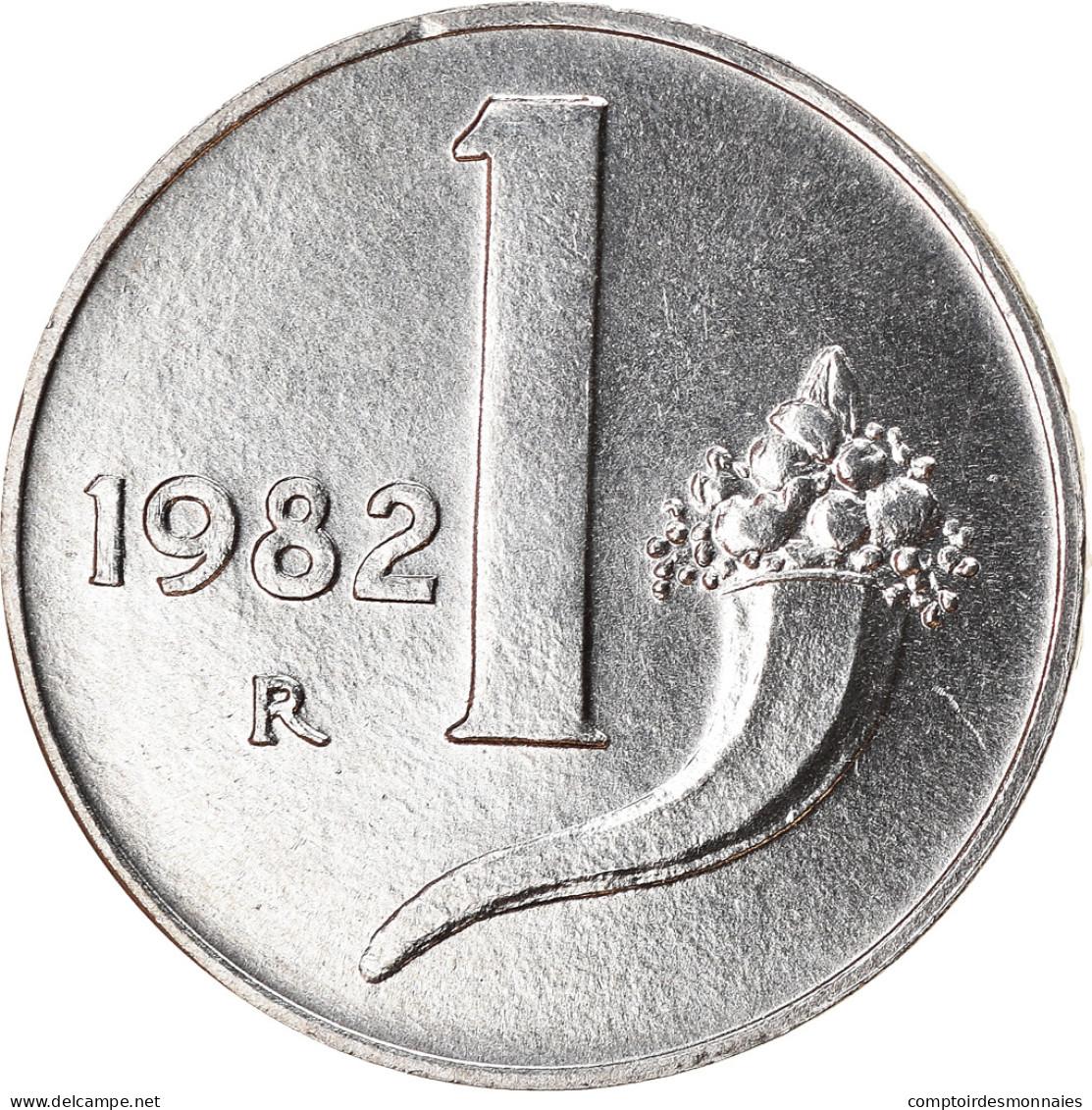 Monnaie, Italie, Lira, 1982, Rome, SUP, Aluminium, KM:91 - 1 Lire
