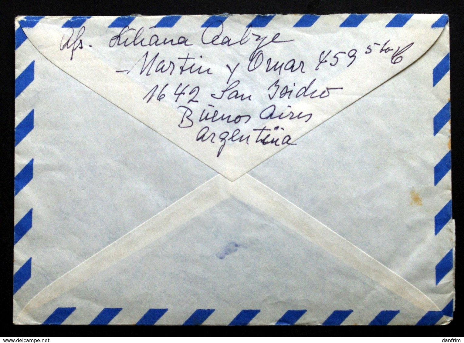 Argentina 1983  Letter  To Denmark  ( Lot 2018 ) - Briefe U. Dokumente