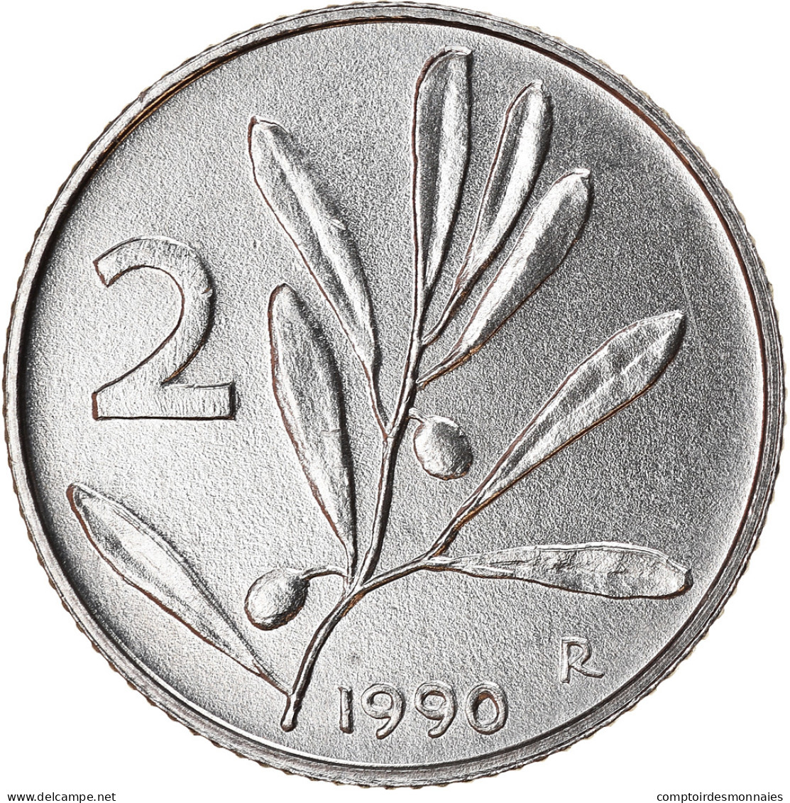 Monnaie, Italie, 2 Lire, 1990, Rome, SUP, Aluminium, KM:94 - 2 Lire