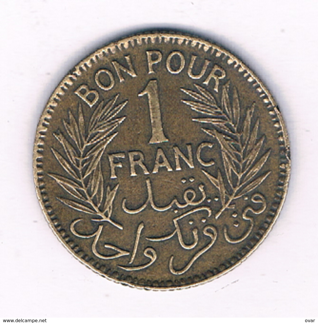 1 FRANC 1921 TUNESIE /7243/ - Tunisia