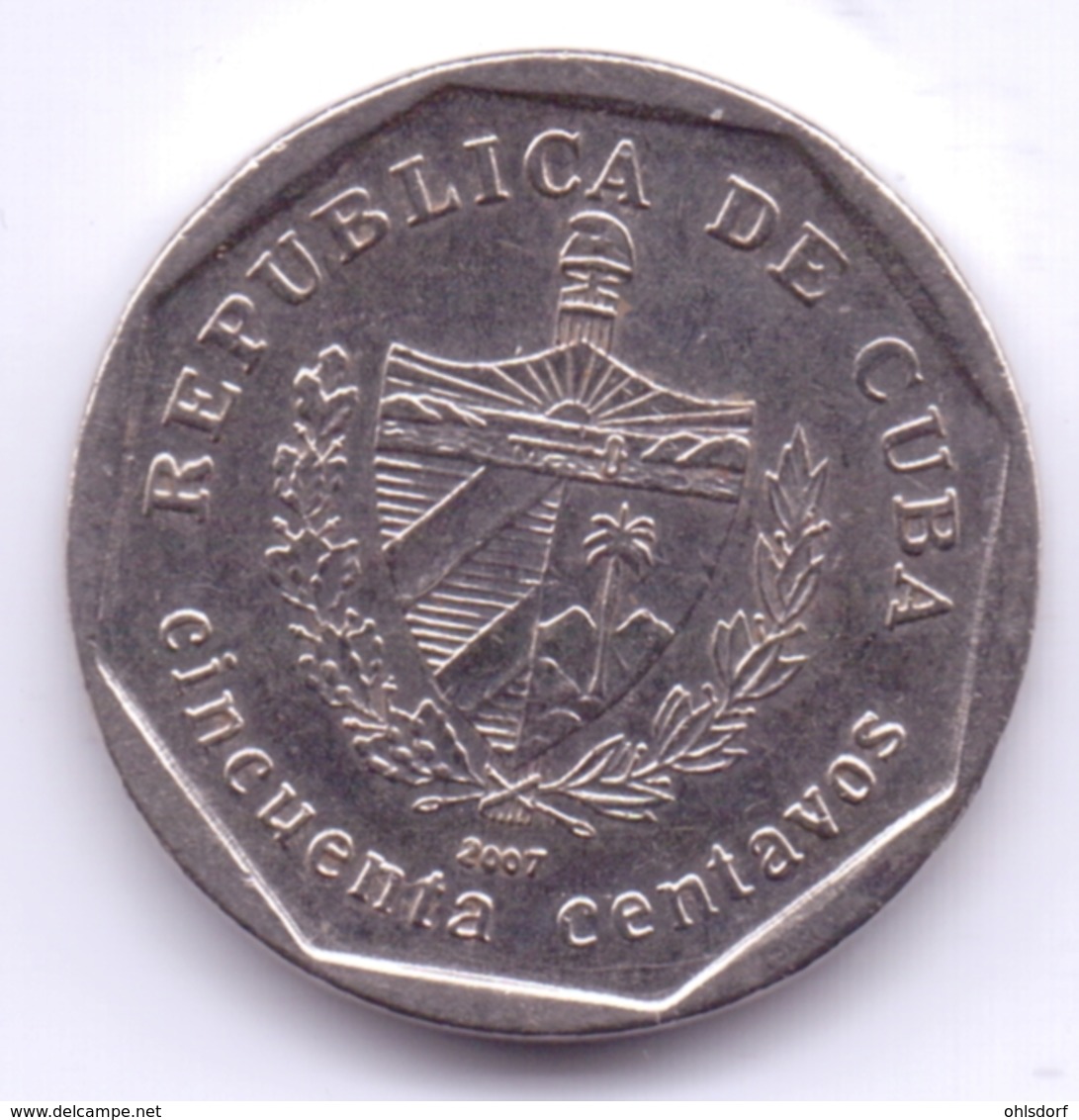 CUBA 2007: 50 Centavos, KM 578 - Cuba