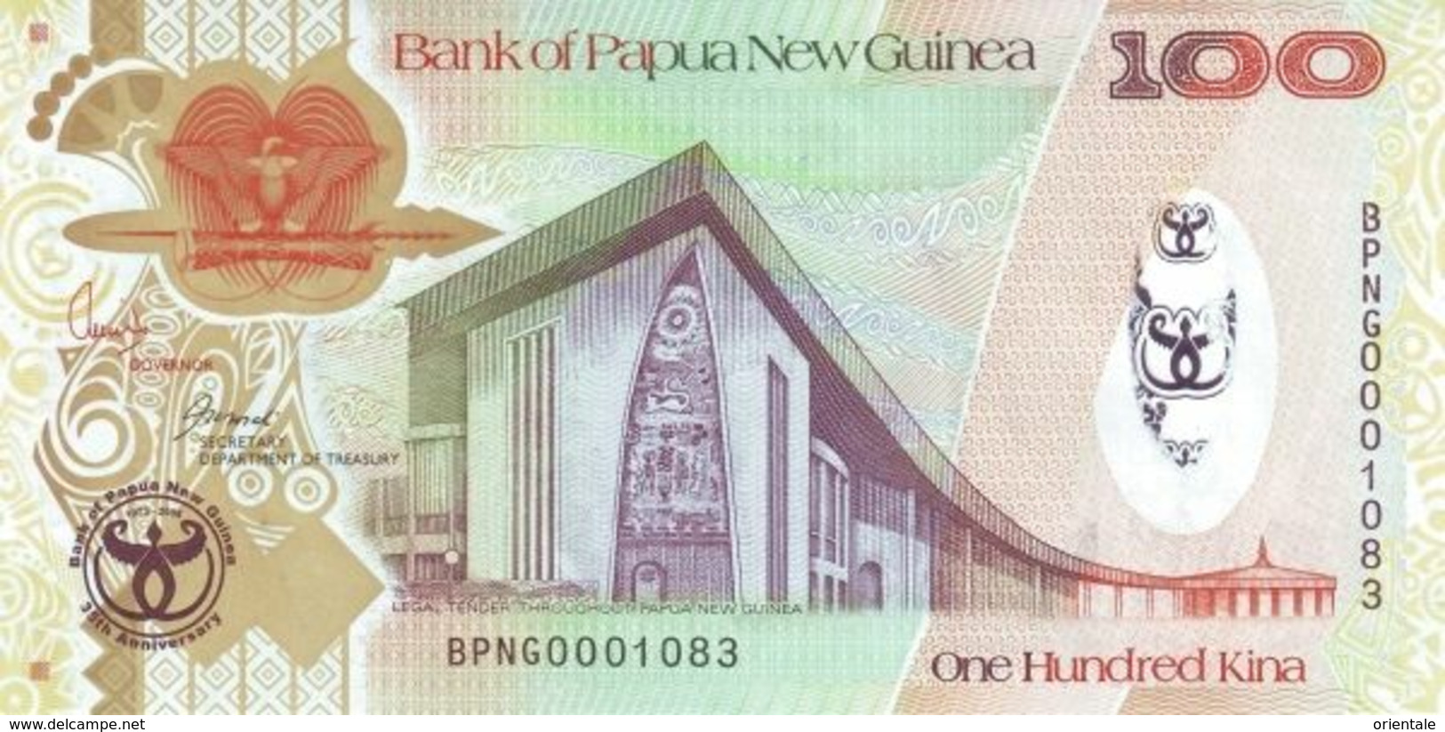 PAPUA NEW GUINEA P. 37a 100 K 2008 UNC - Papua Nueva Guinea