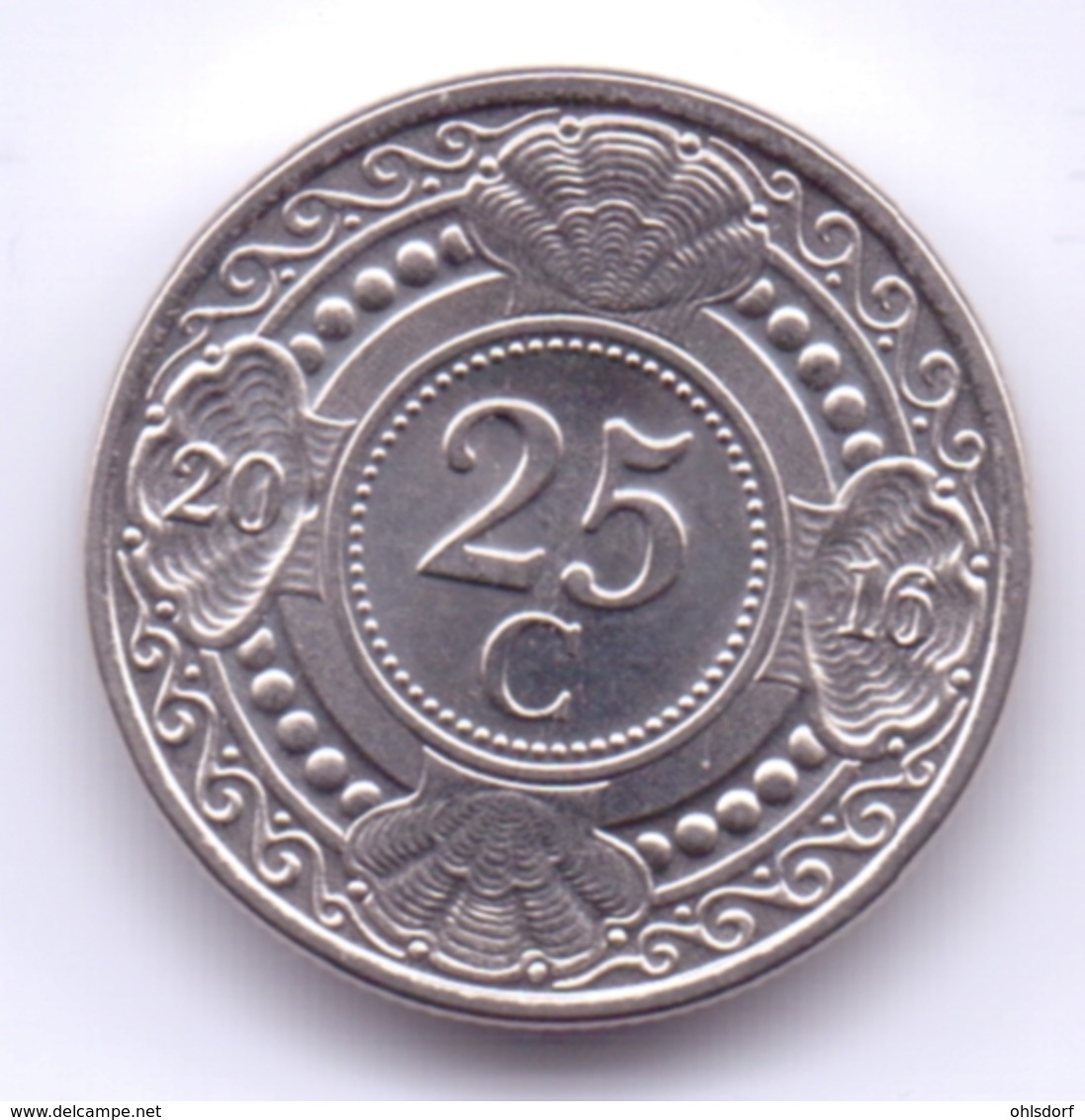 NETHERLAND ANTILLAS 2016: 25 Cent, KM 35 - Antillas Neerlandesas