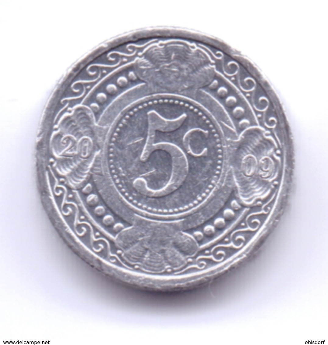 NETHERLAND ANTILLAS 2009: 5 Cent, KM 33 - Antillas Neerlandesas