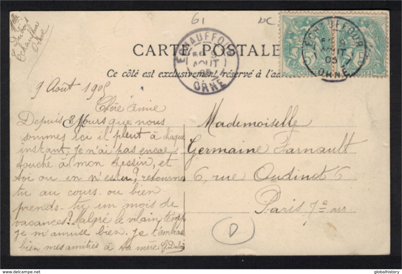 DG1250 - FRANCE - DEP.61 - LA NORMANDIE - LA C.P.A. - ECHAUFFOUR - RUE D' ECHAUFFOUR - Other & Unclassified