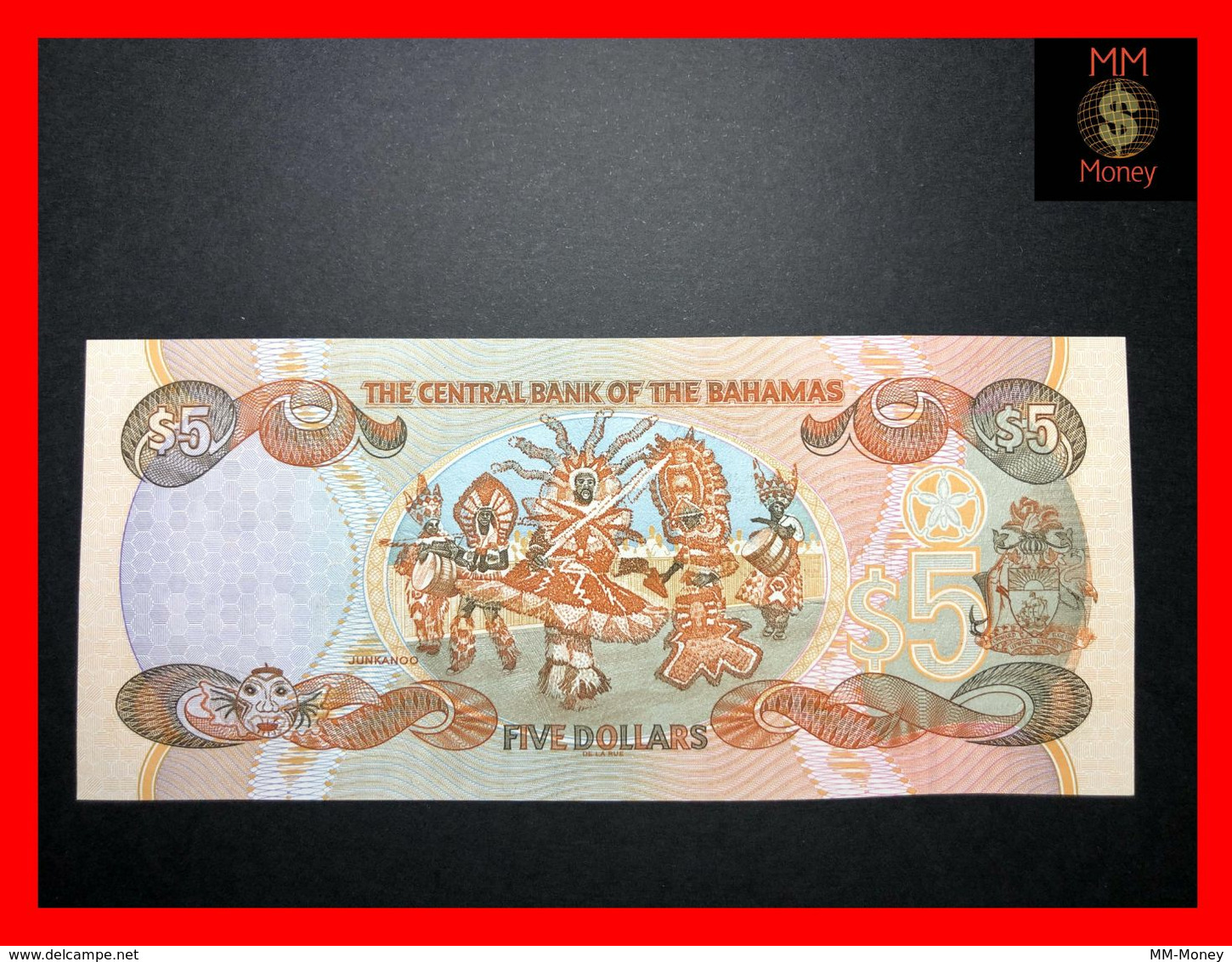 BAHAMAS 5 $ 2001 P. 63 B UNC    [MM-Money] - Bahamas