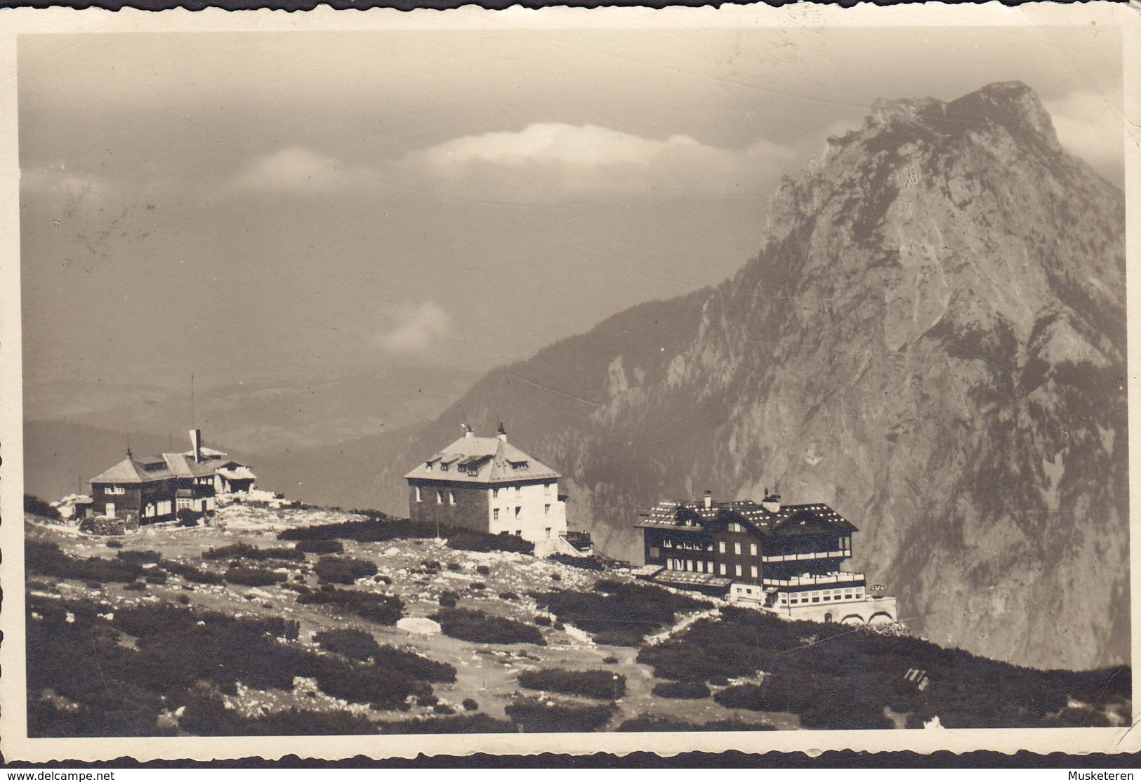 Austria PPC Seilschwebebahn Ebensee-Feuerkogel Gewitter Am Feuerkogel BAD ISCHL 1935 Echte Real Photo Véritable - Ebensee