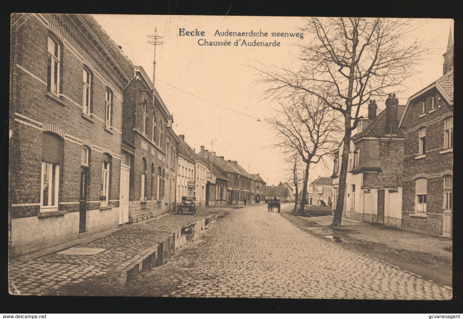 EECKE  EKE    AUDENAERDSCHE STEENWEG  CHAUSSEE D'AUDENARDE  2 SCANS - Nazareth