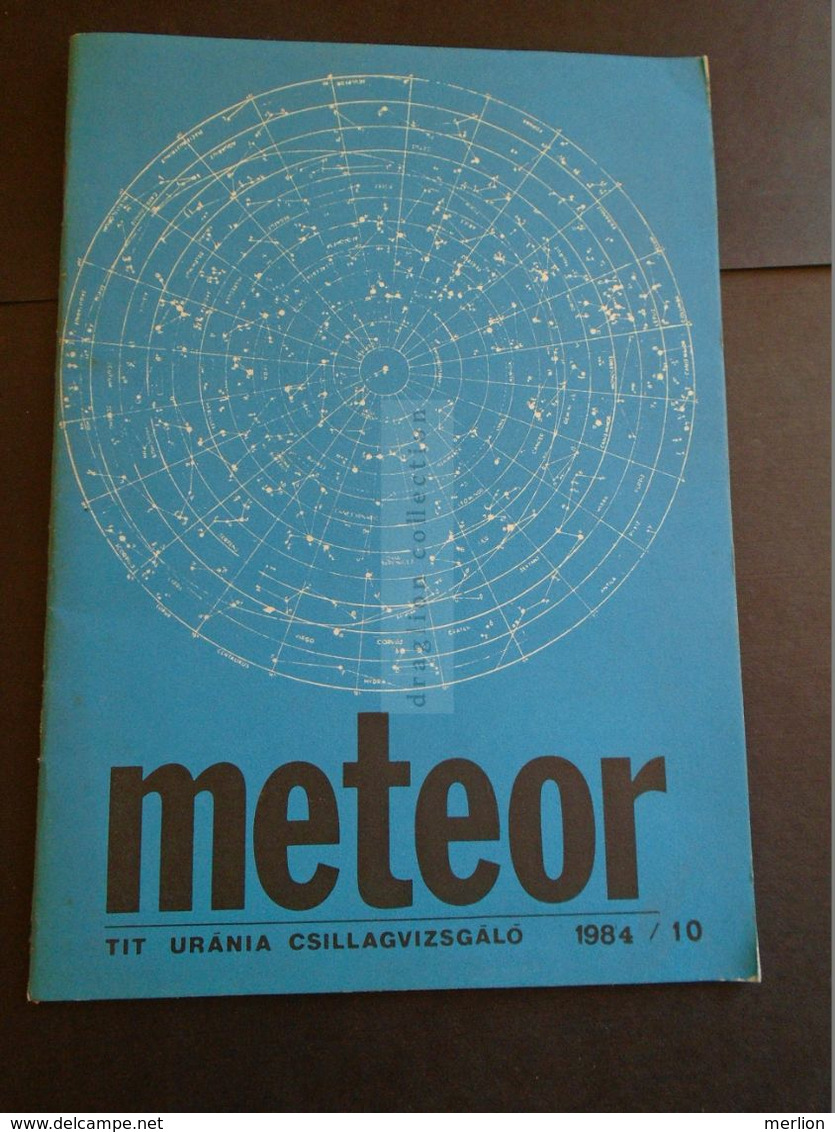 ZA327.12  Hungary   METEOR  -TIT  Urania Observatory  Budapest 1984/10  Magazine - Geographie & Geschichte