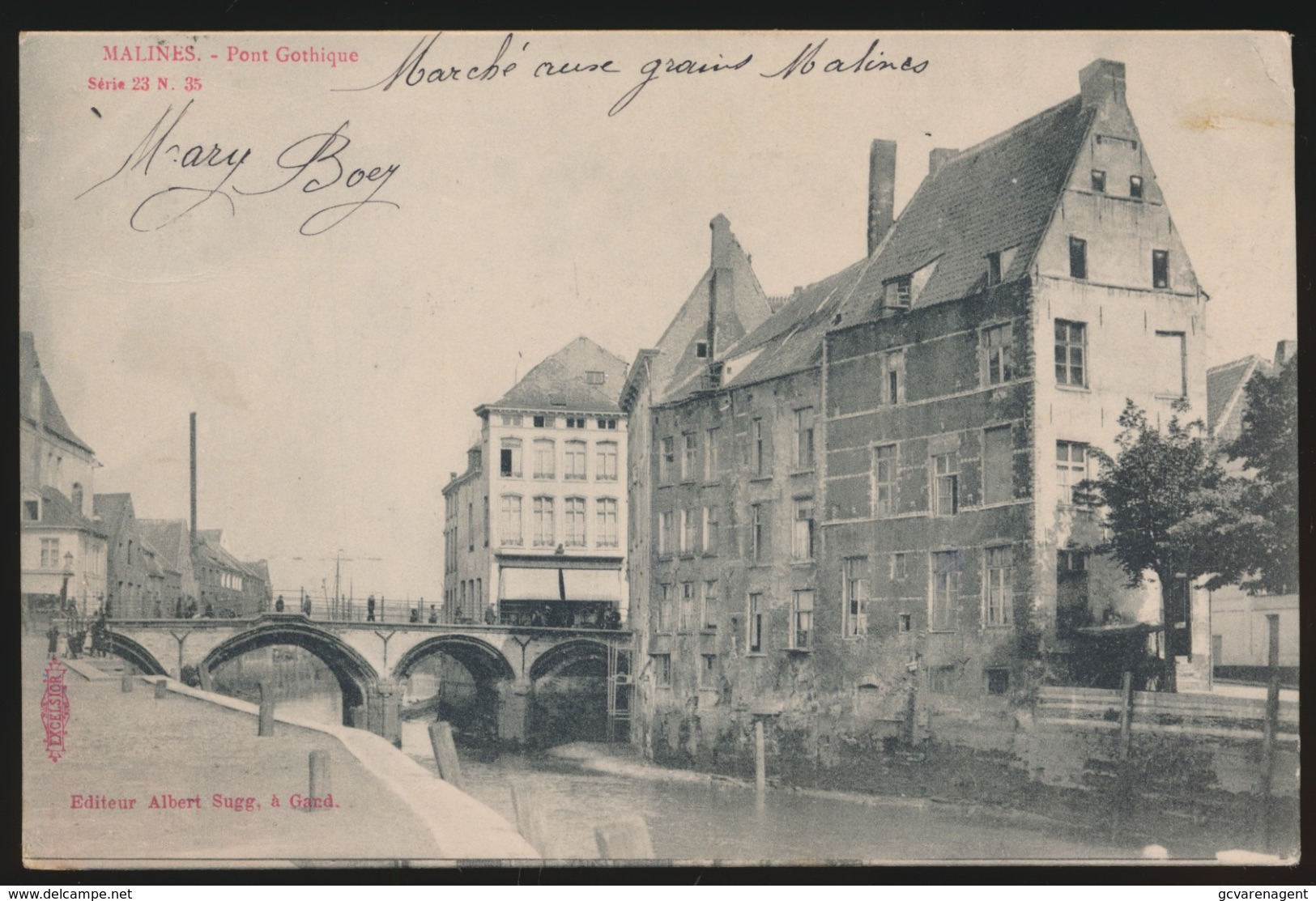 MECHELEN   A.SUGG 23 / 35  PONT GOTHIQUE - Destelbergen