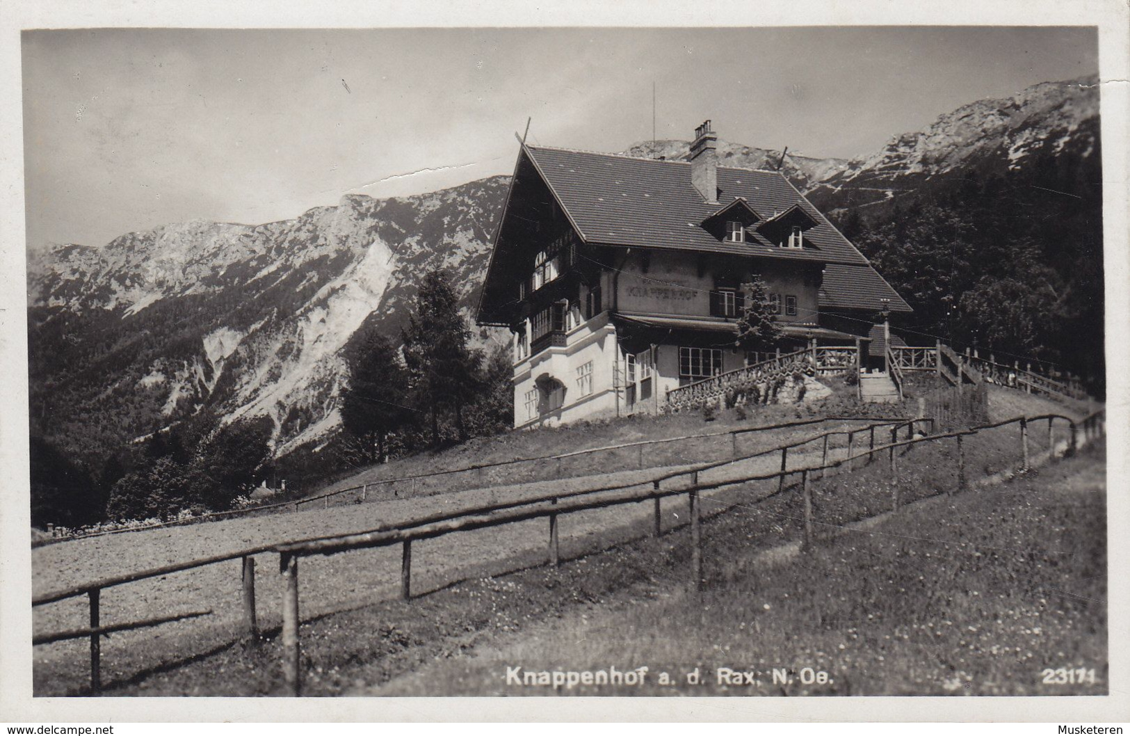 Austria PPC Knappenhof A. D. Rax Nieder Östereich 1934 Echte Real Photo Véritable (2 Scans) - Raxgebiet