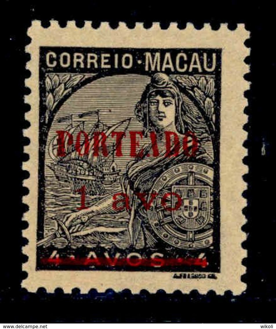 ! ! Macau - 1949 Postage Due 4 A - Af. P 44 - MVLH - Postage Due