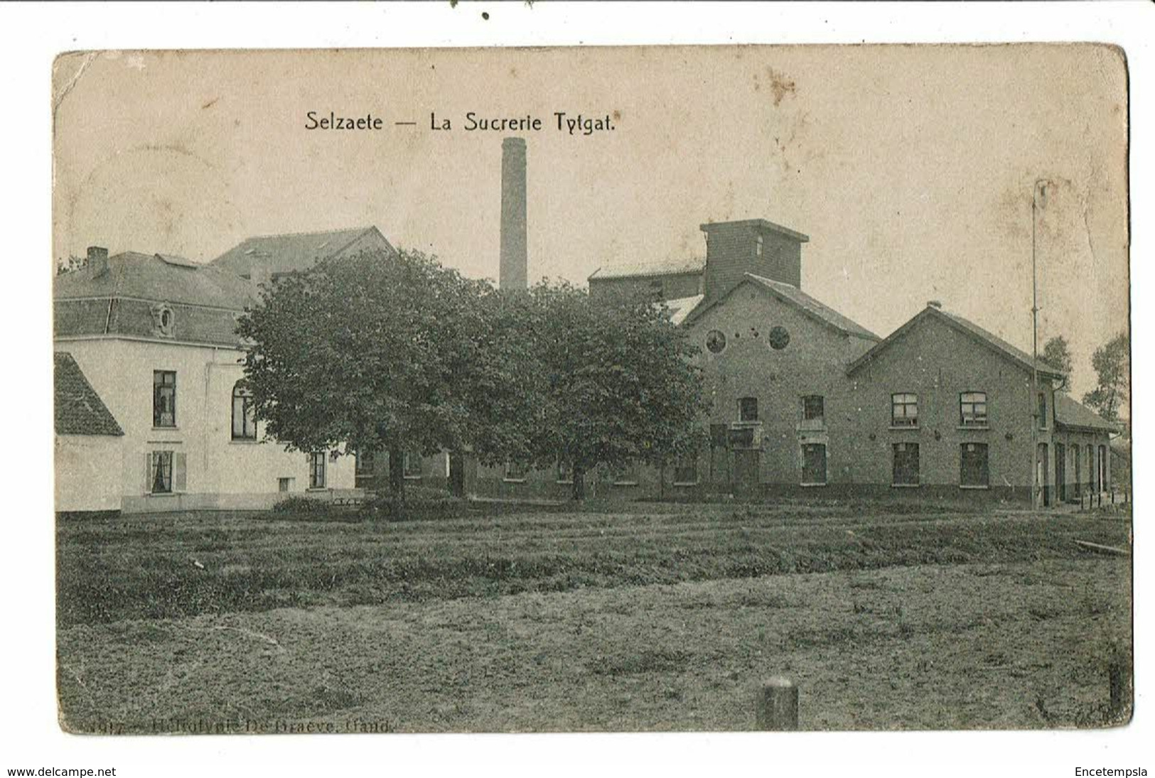 CPA-Carte Postale-Belgique-Selzaete - La Sucrerie Tytgat 1908? VM21348dg - Zelzate