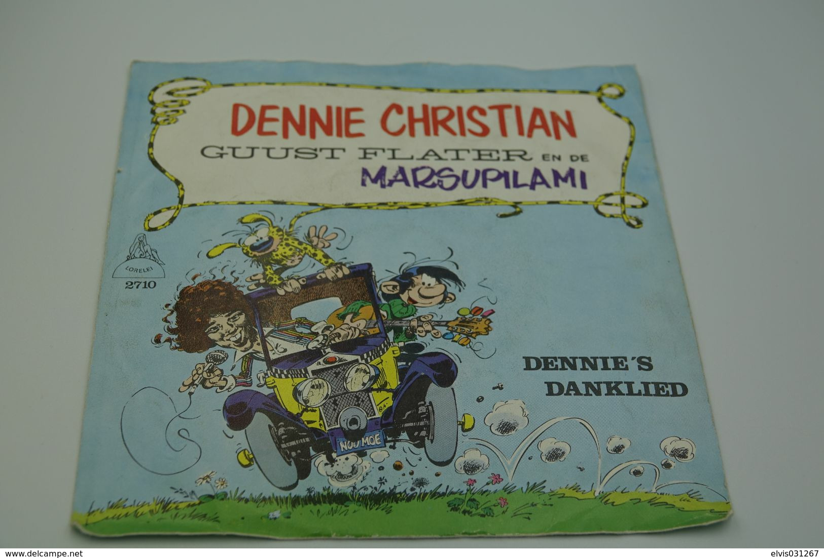Vintage MARSIPULAMI : VINYL: DENNIE CHRISTIAN GUUST FLATER RaRe COLLECTOR - 7" 45 RPM - 1978 - Soundtrack - BD - Figurines