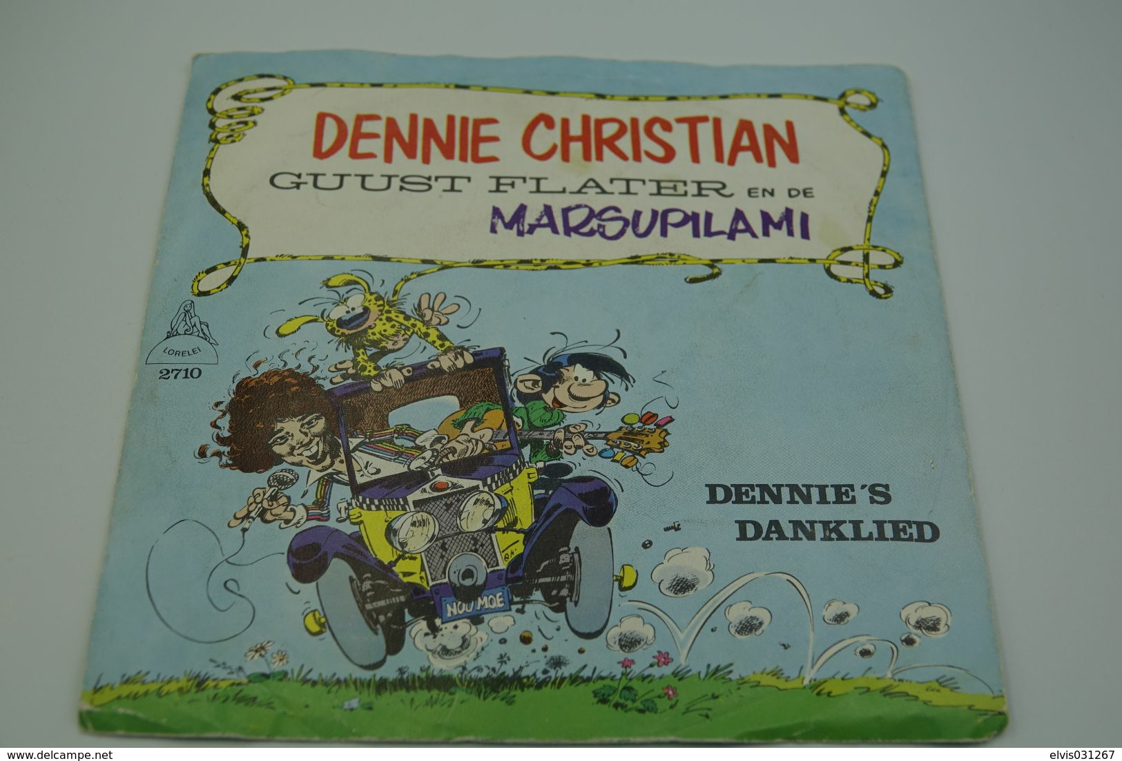 Vintage MARSIPULAMI : VINYL: DENNIE CHRISTIAN GUUST FLATER RaRe COLLECTOR - 7" 45 RPM - 1978 - Soundtrack - BD - Figurines