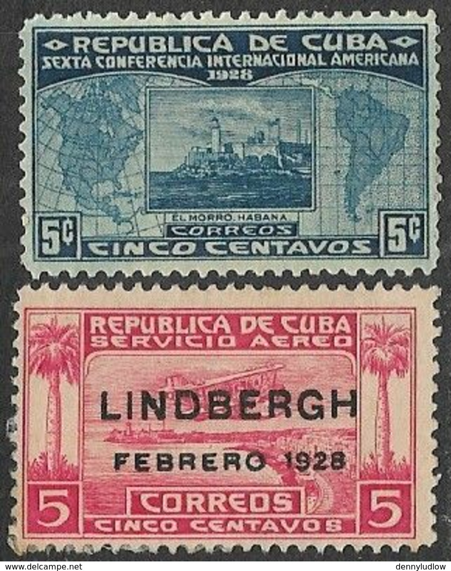 Cuba  1928  Sc#286 MH, C2 MNG  2016 Scott Value $8 - Cuba