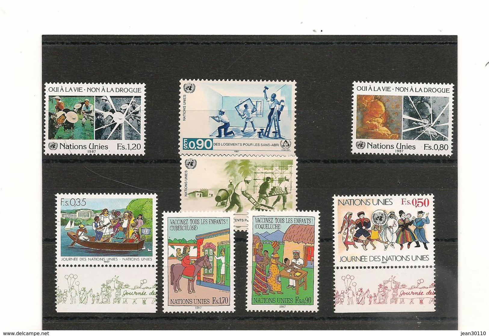 1987   N° Y/T : 154/161** COTE : 19,55 € - Unused Stamps