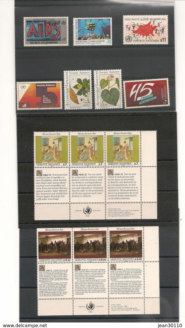 1990   N° Y/T : 102/117** COTE : 27,25 € - Unused Stamps