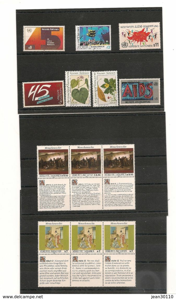 1990   N° Y/T : 102/117** COTE : 27,25 € - Ungebraucht