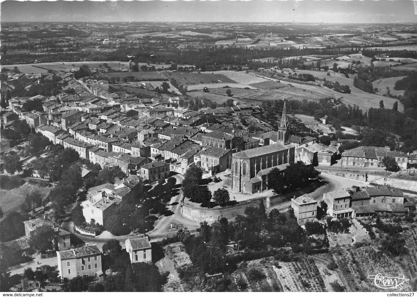 82-LAFRANCAISE- VUE PANORAMIQUE AERIENNE - Lafrancaise