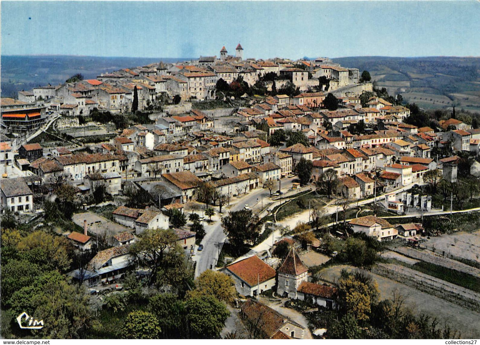 82-LAUZERTE- VUE GENERALE AERIENNE - Lauzerte