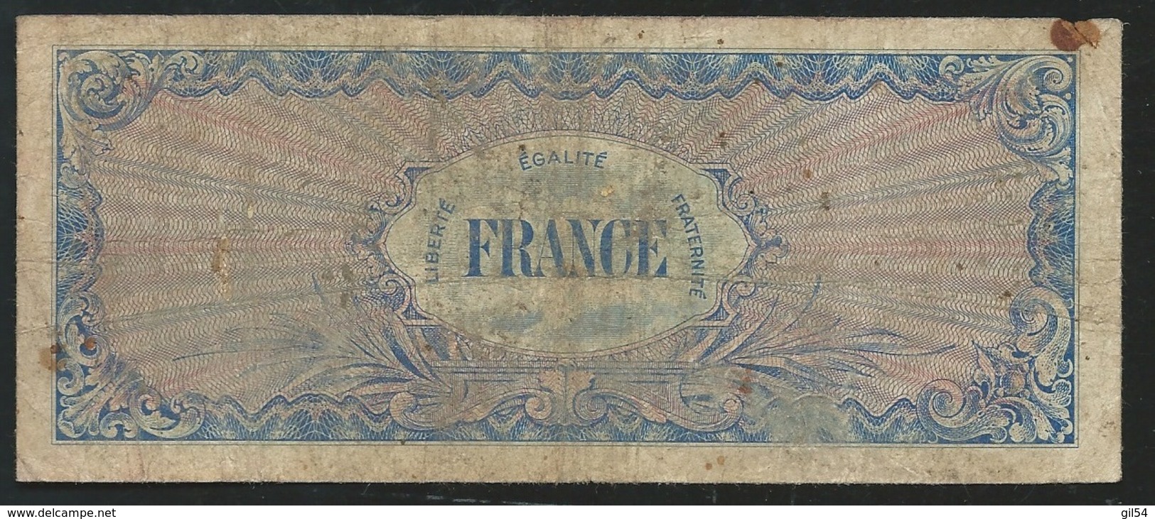 BILLET DE 100 FRANCS " VERSO FRANCE " De 1944  -  6  99566812  Laura 5401 - 1945 Verso France