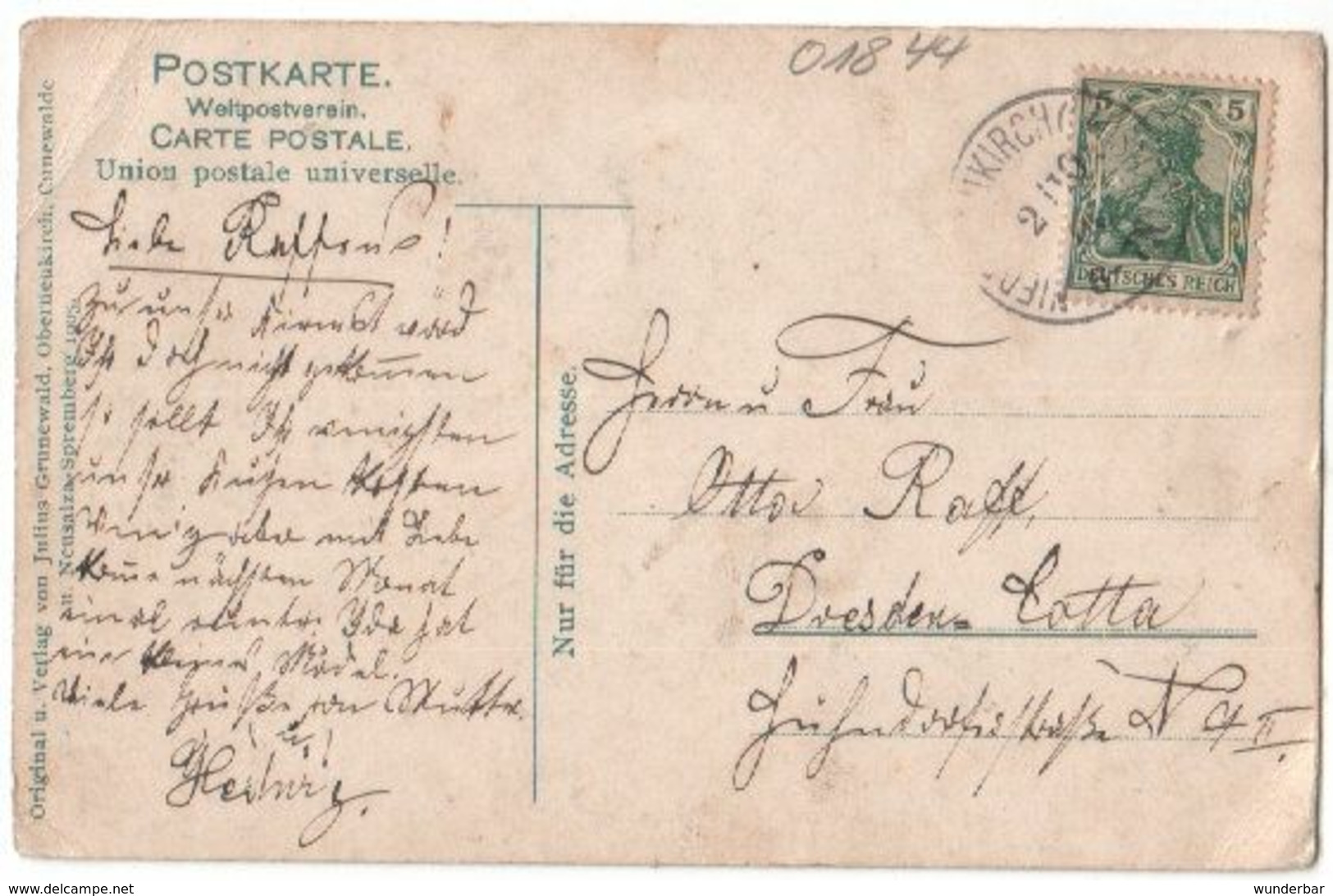 Heilstätte Hohwald 1905  (z6290) - Hohwald (Sachsen)