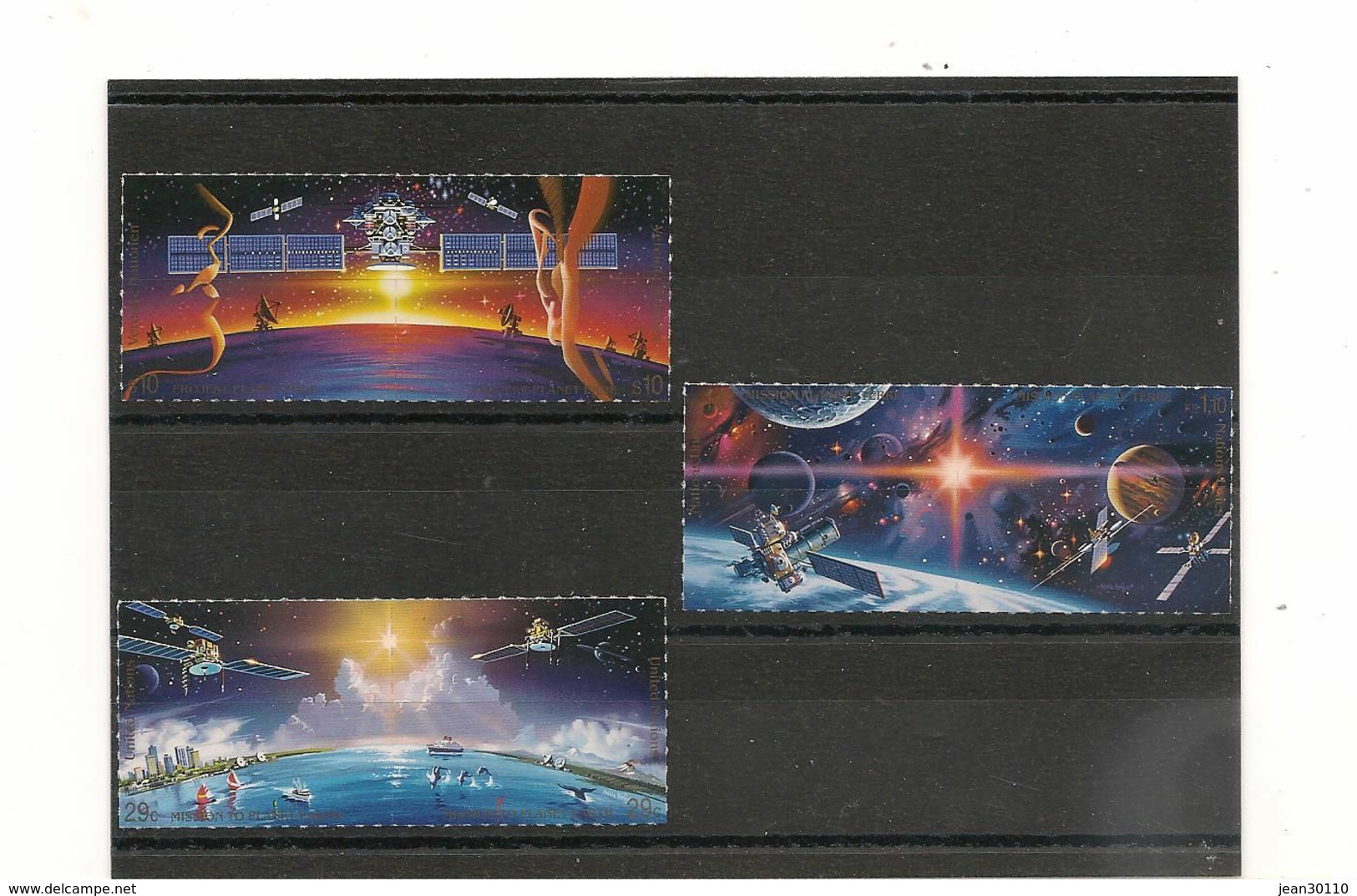 1992  ANNÉE INTERNATIONALE DE L'ESPACE  NEUFS** COTE: 17,55 € - Emisiones Comunes New York/Ginebra/Vienna