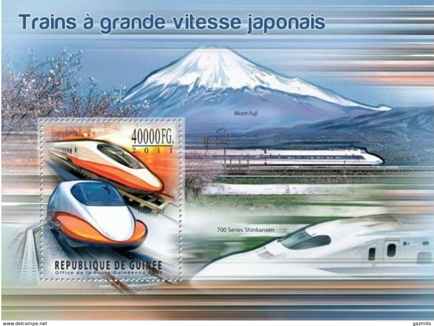 Guinea 2011, Japanese Speed Trains, Vulcan, BF - Volcanos