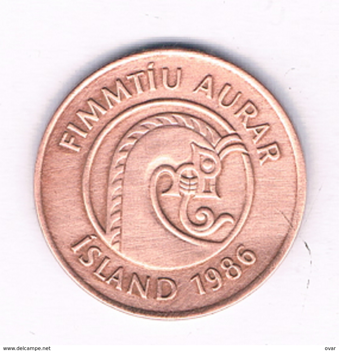 50 AURAR 1986  IJSLAND /7299// - Islande