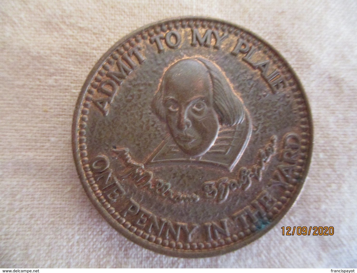 Token Admit To My Plaie One Penny In The Yard - Shakespeares Globe 1599 - 1642 - Professionals/Firms