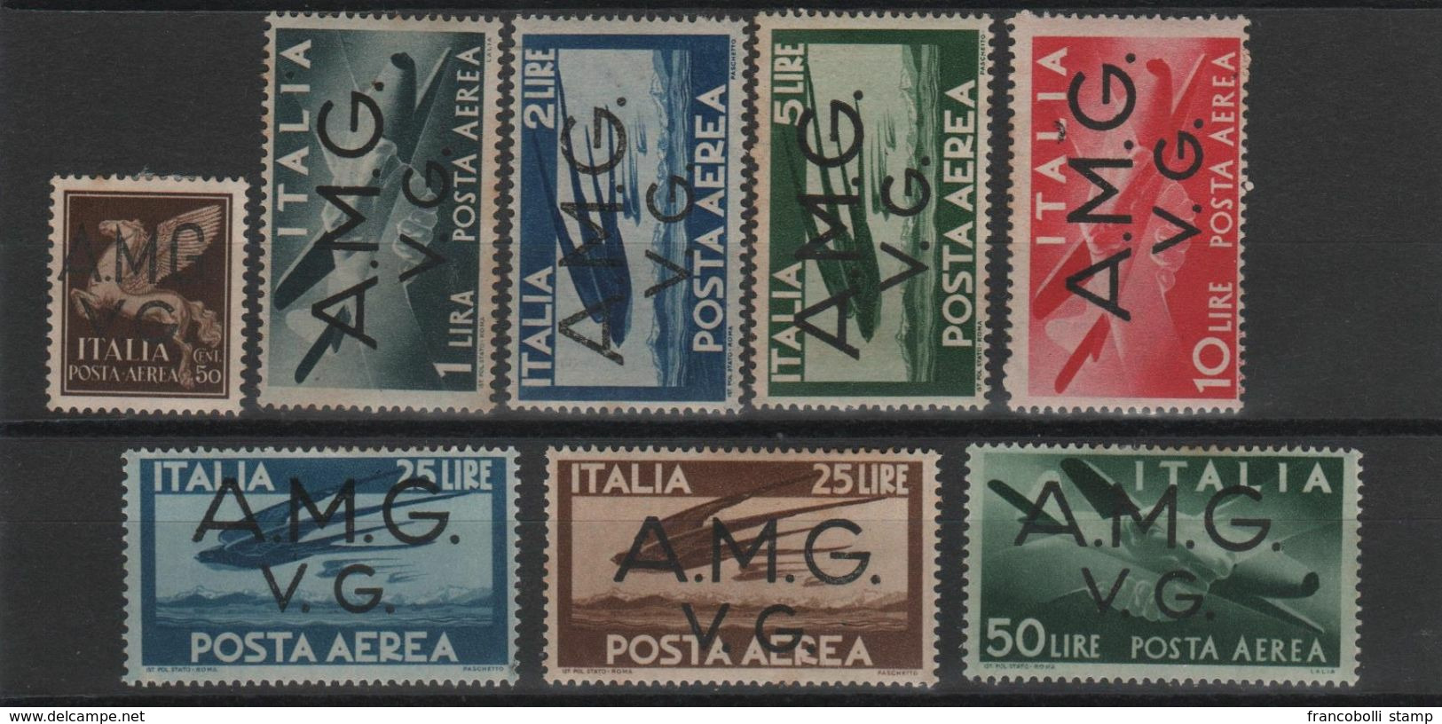 1945-47 Amministrazione Anglo-Americana Venezia Giulia MLH - Occup. Anglo-americana: Sicilia