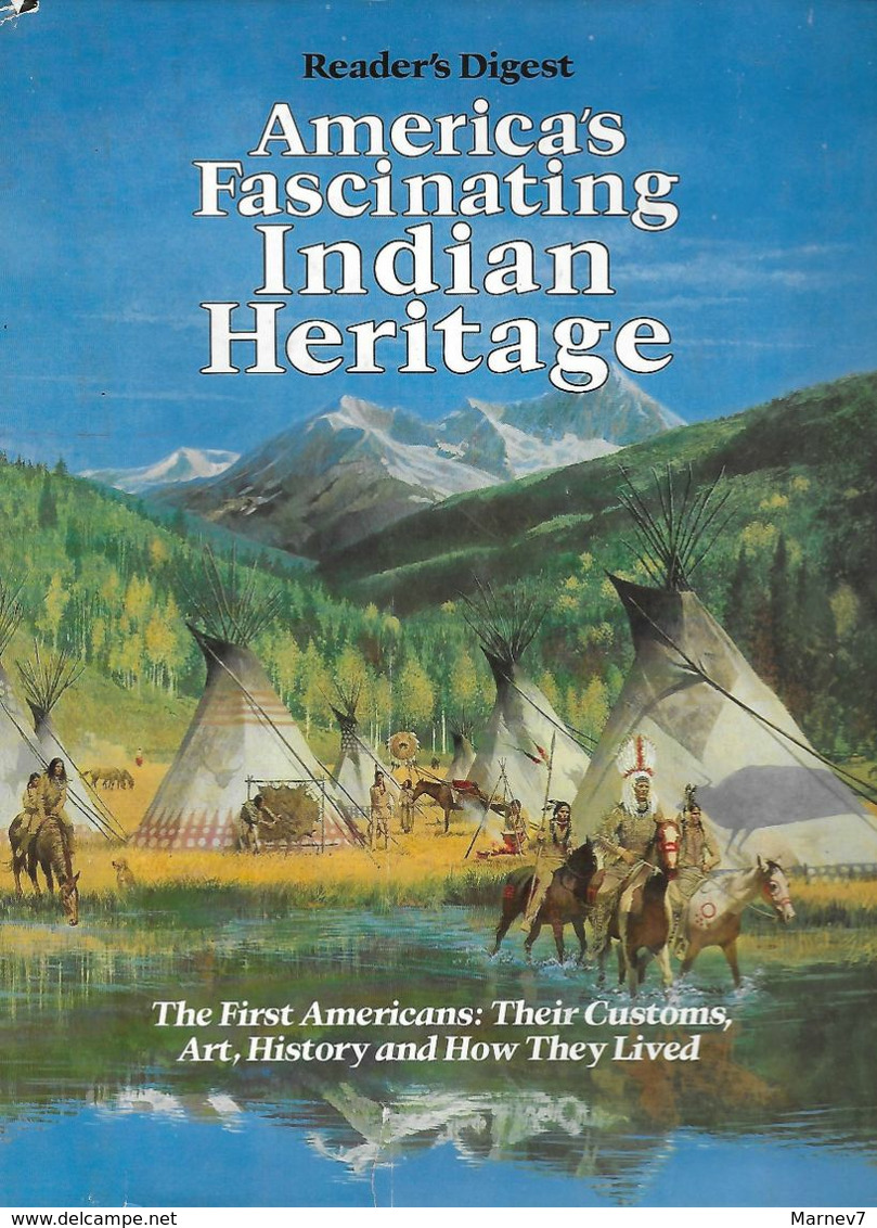 Livre En Anglais -Etats-Unis -America's Fascinating Indian Heritage - Histoire Civilisation Coutumes Rites Indiens - USA