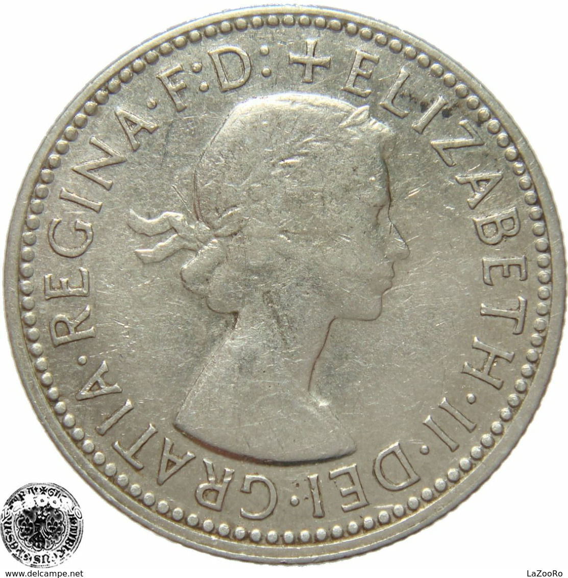 LaZooRo: Australia 1 Shilling 1956 XF / UNC - Silver - Shilling