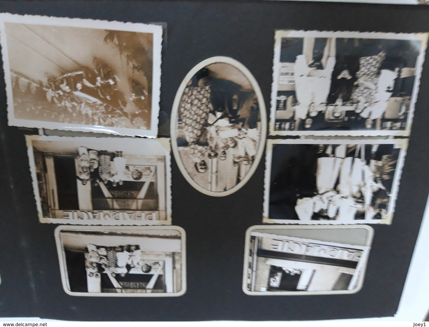 Album photos de familles de pharmaciens années 30..121 photos