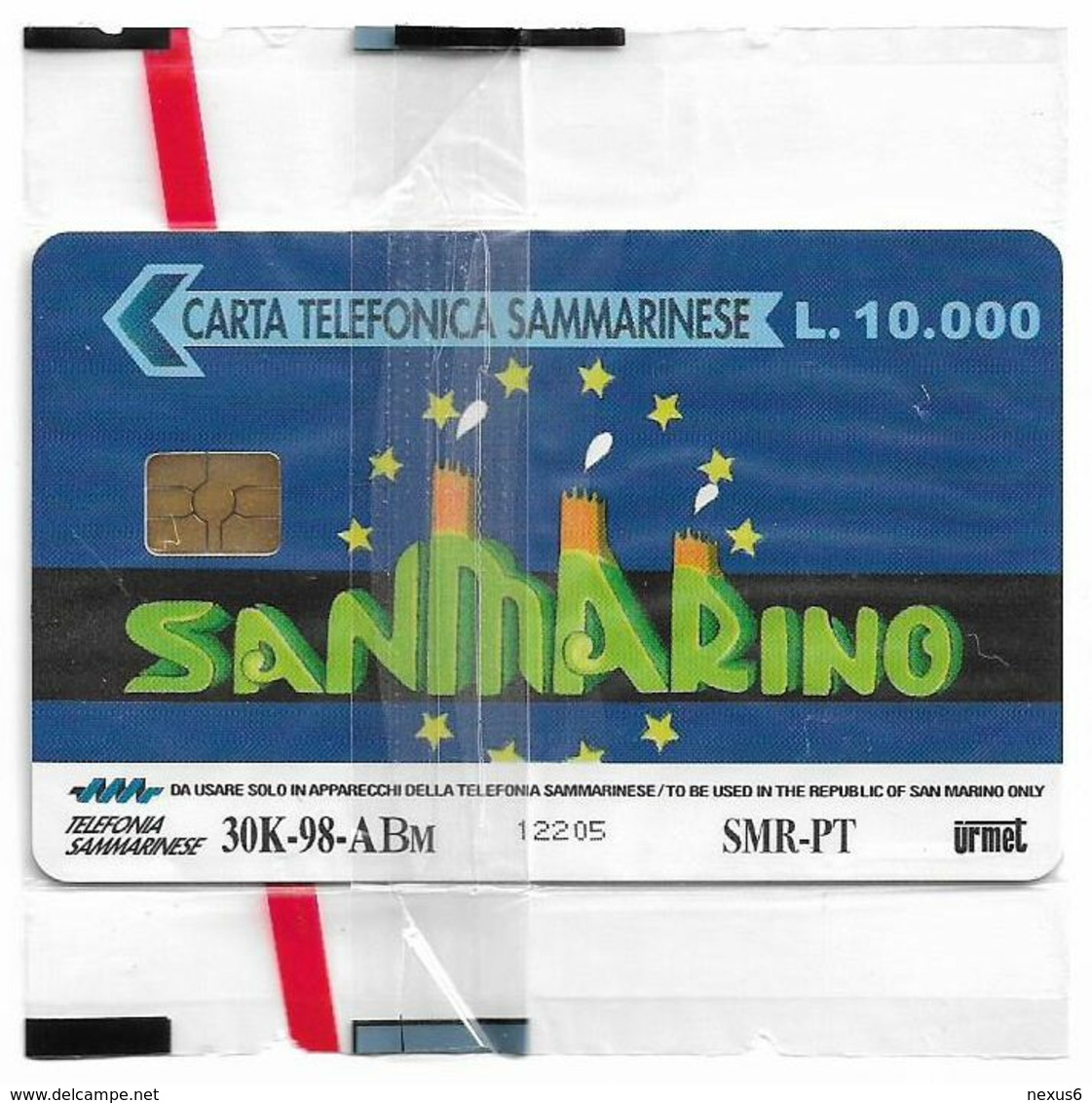 San Marino (Chip) - RSM-034 - Phonecard Expos - Europa Card Show '98 - 08.1998, 10.000L, 30.000ex, NSB - Saint-Marin