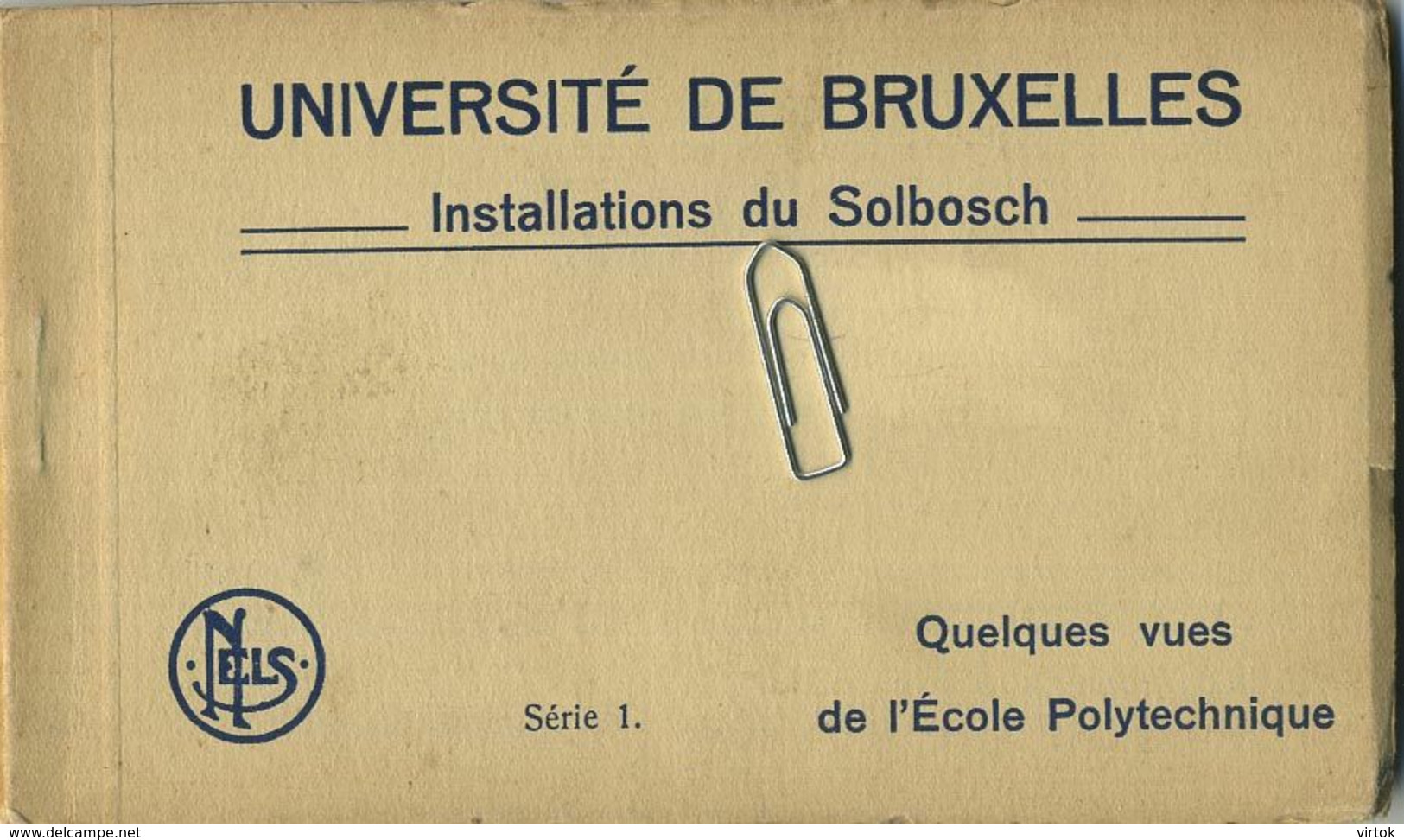 Université De Bruxelles : Installations Du Solbosch : Carnet  12 Cartes  Serie 1 - Ohne Zuordnung