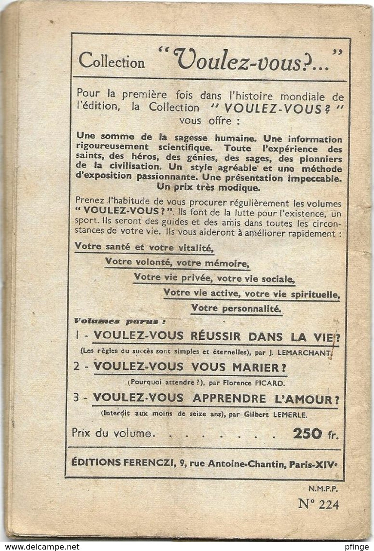 Lettres De Menace Par René Thomas - Mon Roman Policier N°224 - Illustration ; Sogny - Ferenczi