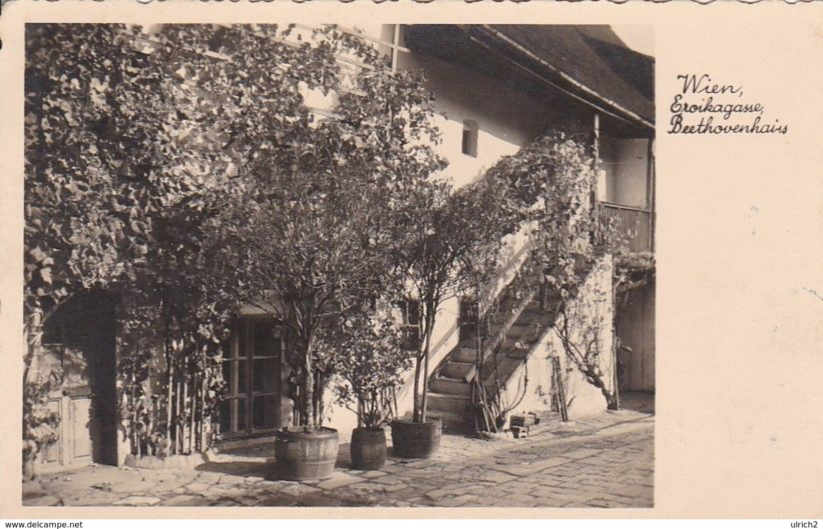 AK Wien - Eroikagasse Beethovenhaus - Aufgang Zu Beethovens Wohnung - 1941 (51868) - Grinzing