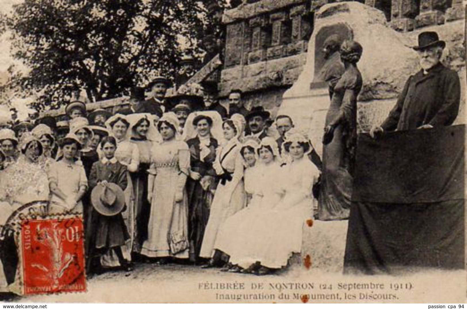 S37-001 Félibrée De Nontron (24 Septembre 1911) - Inauguration Du Monument, Les Discours - Nontron