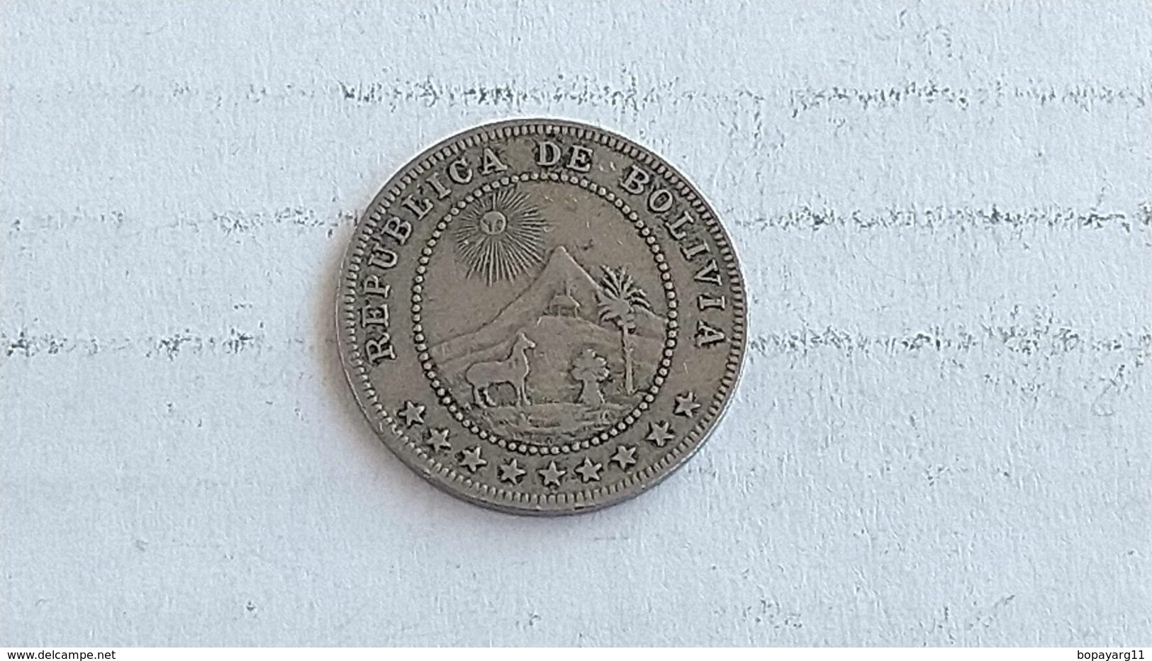 Bolivia 5 Centavos 1908 #17 - Bolivia
