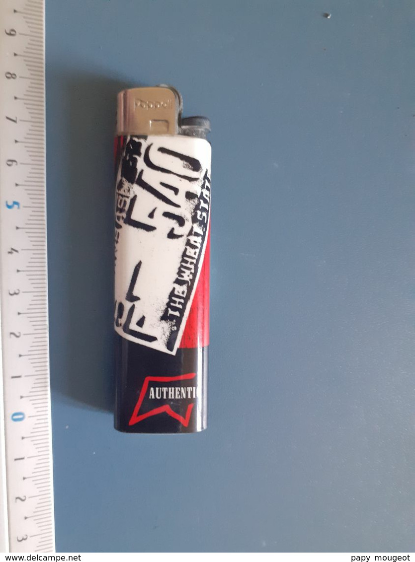 Briquet Publicitaire Usagé  - Poppell - Authentic 540 - Autres & Non Classés