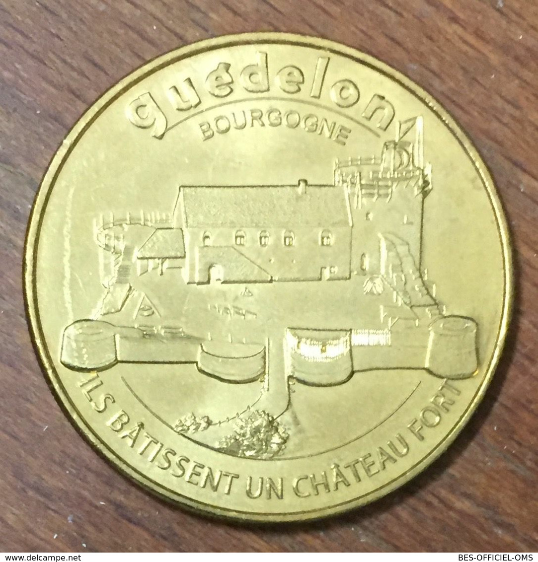 89 GUÉDELON CHANTIER MÉDIÉVAL MDP 2013 MÉDAILLE SOUVENIR MONNAIE DE PARIS JETON TOURISTIQUE MEDALS COINS TOKENS - 2013