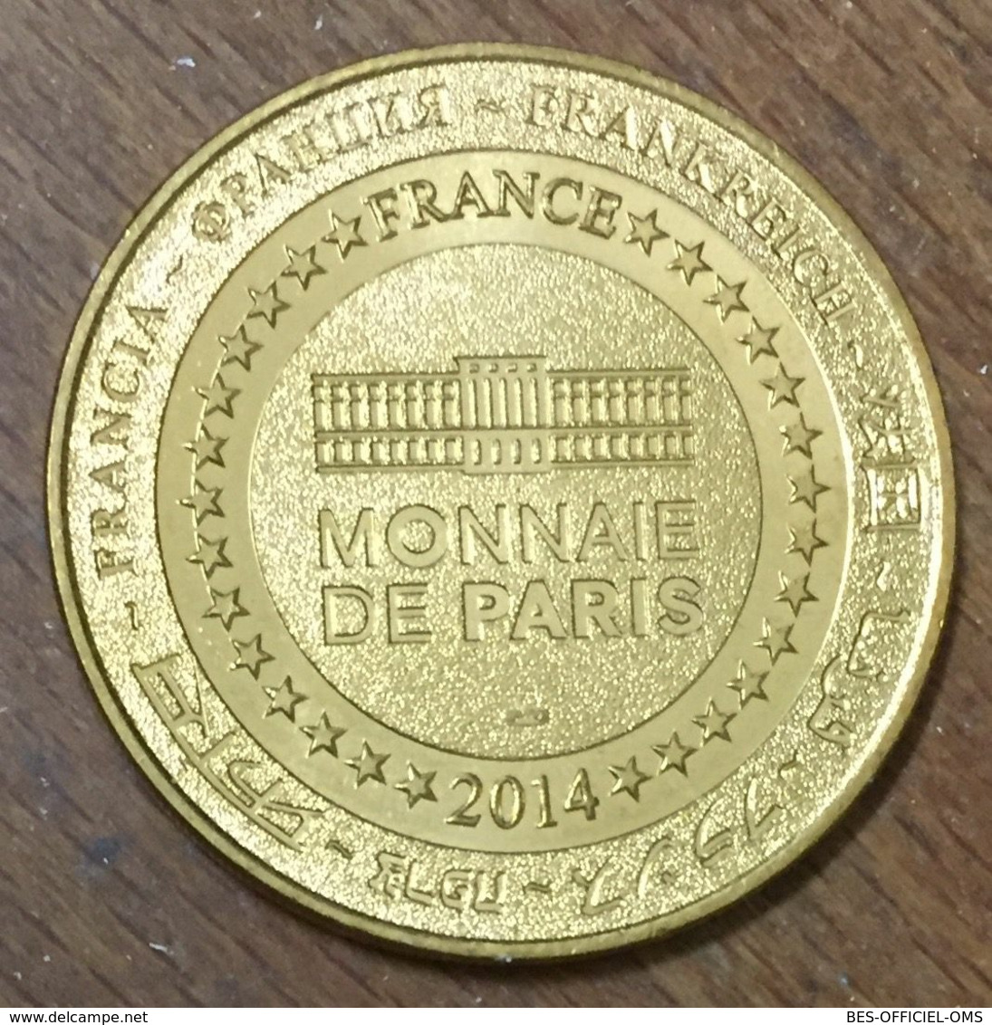89 GUÉDELON CHANTIER MÉDIÉVAL MDP 2014 MÉDAILLE SOUVENIR MONNAIE DE PARIS JETON TOURISTIQUE MEDALS COINS TOKENS - 2014