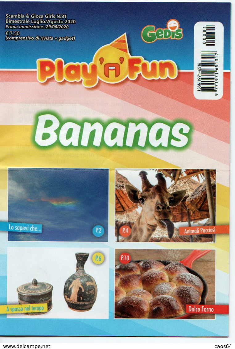 PLAY'N'FUN BANANAS RIVISTA 16 PAGINE - Niños