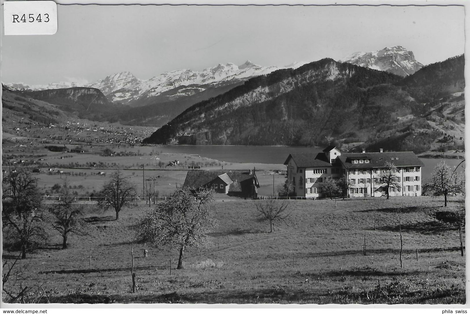 Steinerberg - St. Annaheim Mit Lauerzersee, Frohnalpstock Und Alpen - Lauerz