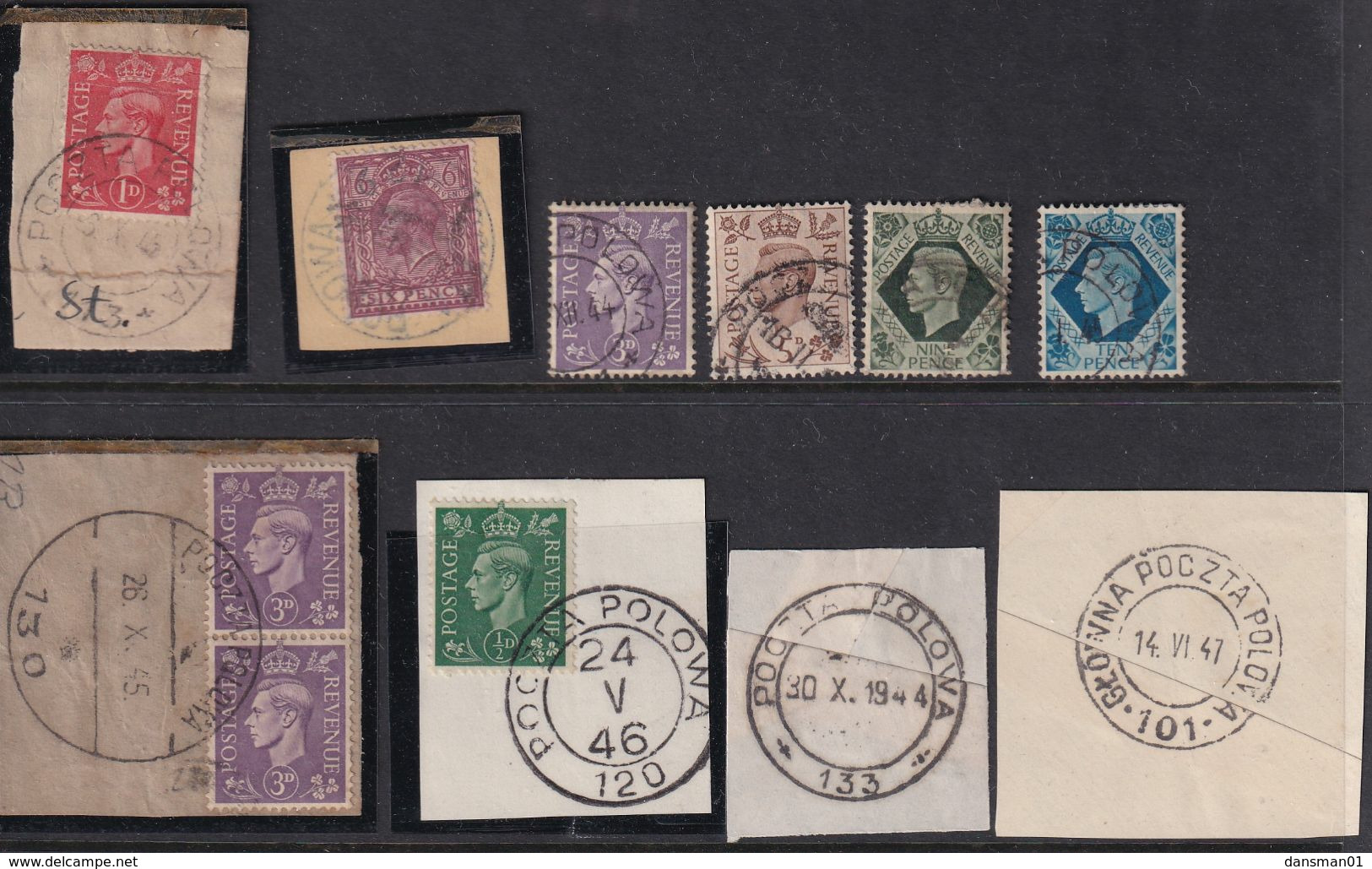 POLAND WWII Poczta Polowa Cancels Collection - Otros & Sin Clasificación