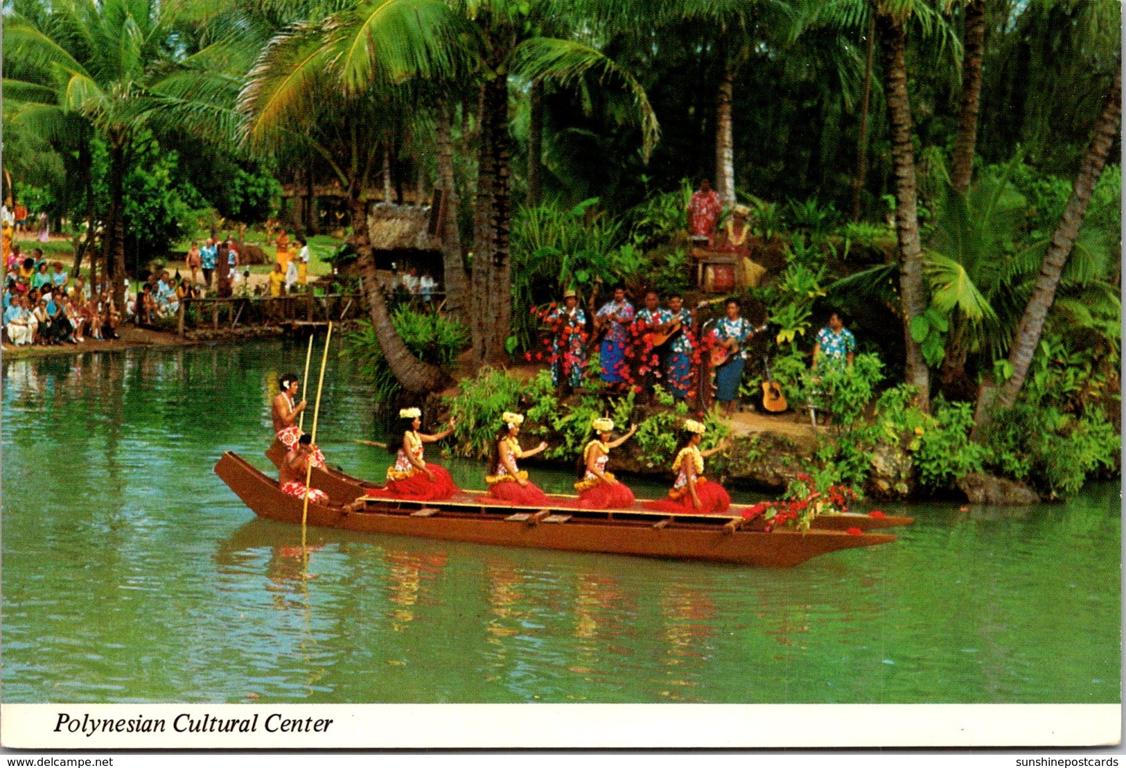 Hawaii Oahu Laie Polynesian Cultural Center Pageant Of The Long Canoes - Oahu