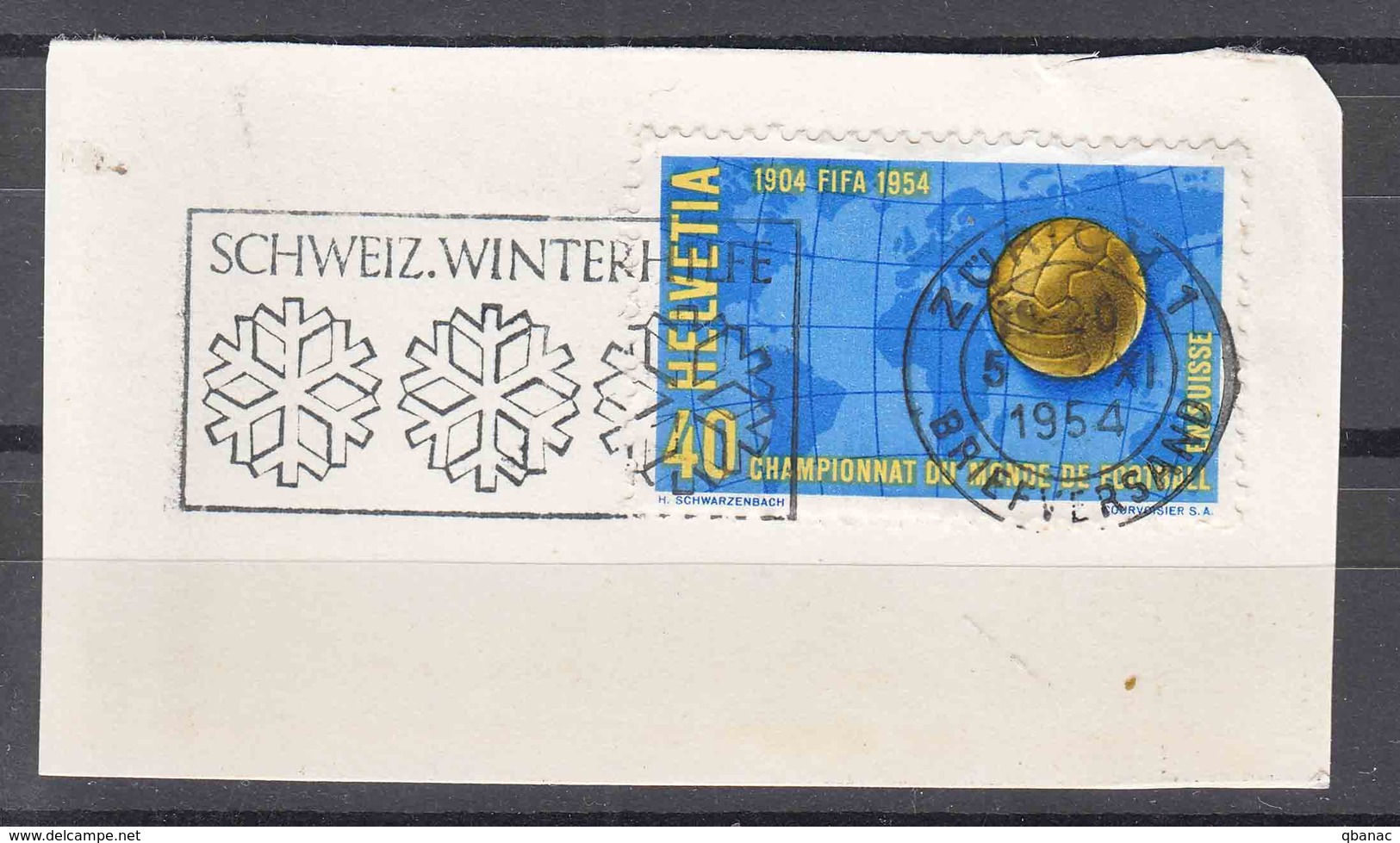 Switzerland 1954 Mi#596 Used - Used Stamps